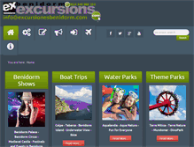 Tablet Screenshot of benidormexcursions.co.uk